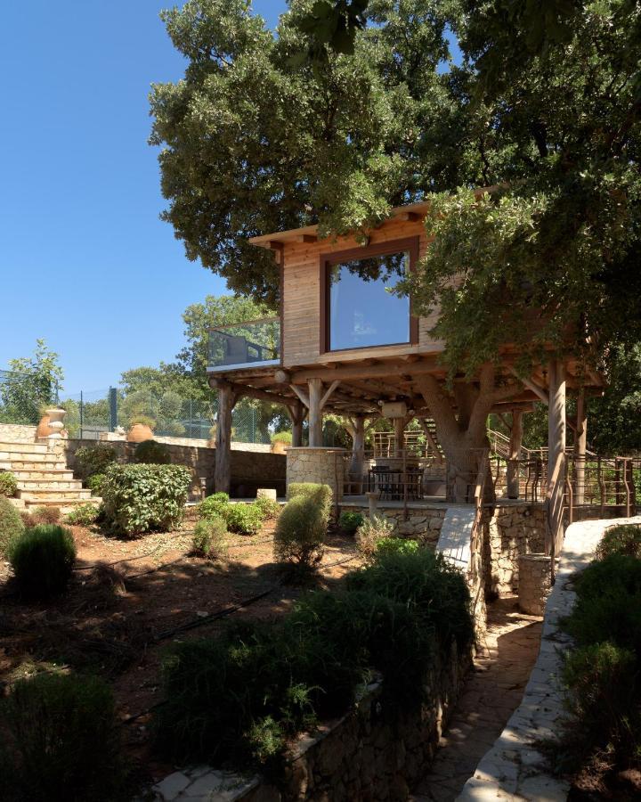 Villa Stolidi Mou Treehouse Atsipopoulo Exterior foto